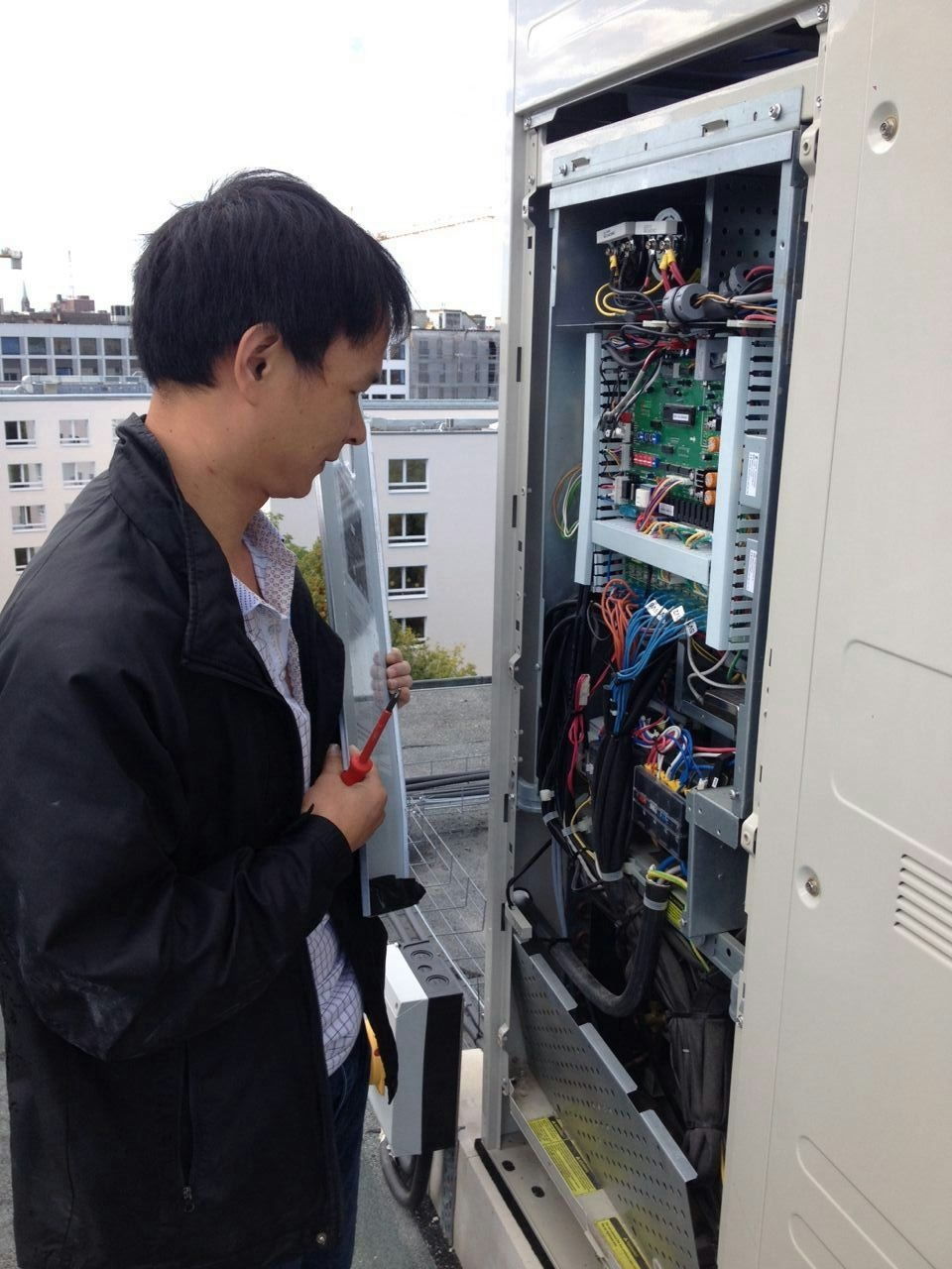 Orient HVAC Service Limited  send out engineer to support  German client's  installation and maintenance